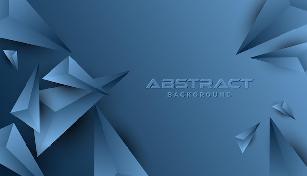 Fondo geométrico abstracto clásico azul Concepto de forma moderno