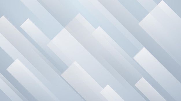 Fondo geométrico abstracto de color blanco y gris Ilustración vectorial