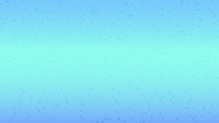 Vector fondo geométrico abstracto de cuadrados. fondo de píxeles azul con espacio vacío. ilustración vectorial.