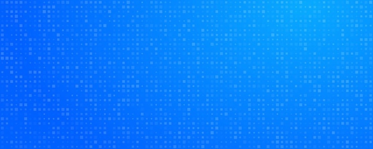 Vector fondo geométrico abstracto con cuadrados fondo de píxeles azules con espacio vacío ilustración vectorial