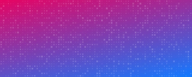 Fondo geométrico abstracto con cuadrados Fondo de píxeles púrpura con espacio vacío