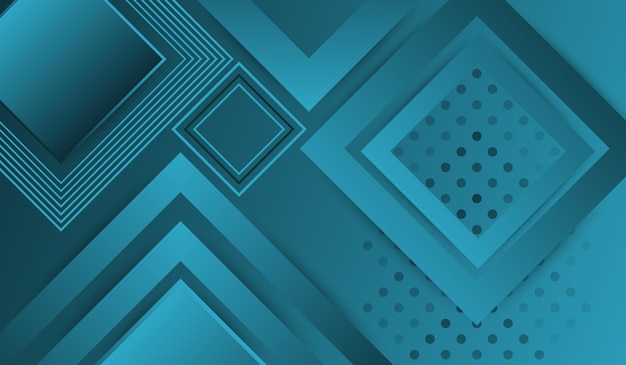 Fondo geométrico abstracto degradado azul