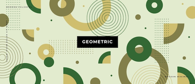 Fondo geométrico abstracto con diferentes formas.
