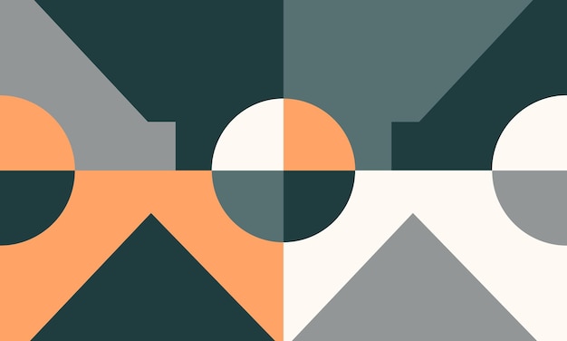 Fondo geométrico abstracto estilo retro moderno