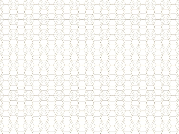 Fondo geométrico abstracto sin fisuras en color dorado y blanco.