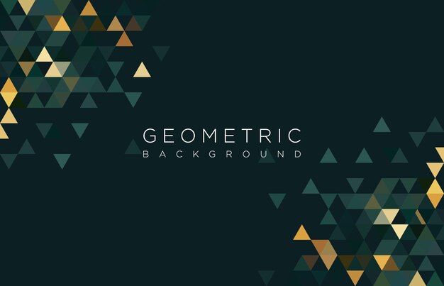 Fondo geométrico abstracto con formas triangulares