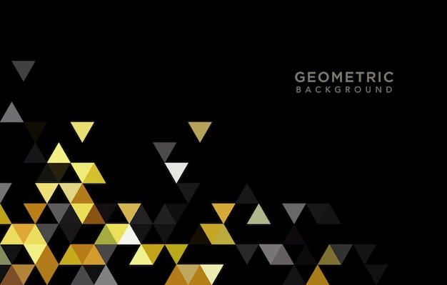 Fondo geométrico abstracto con formas triangulares