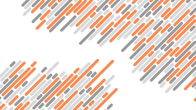 Fondo geométrico abstracto con líneas naranja y gris