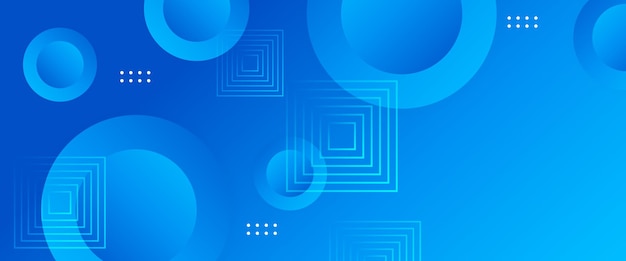 Fondo geométrico abstracto minimalista de vector azul