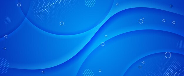 Fondo geométrico abstracto minimalista de vector azul