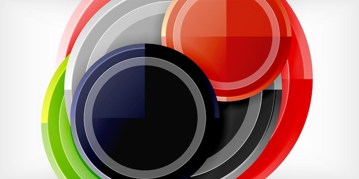 Vector fondo geométrico abstracto mínimo diseño de triángulo circular