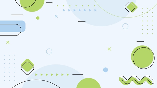 Fondo geométrico abstracto moderno con estilo plano
