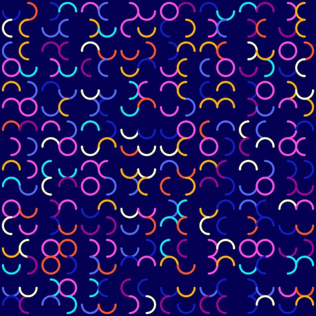 Fondo geométrico abstracto palos de colores aleatorios Patrón sin costuras