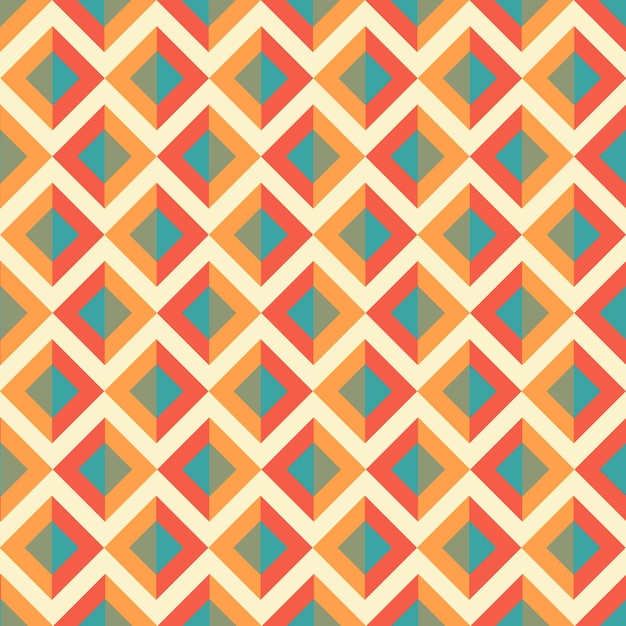 Fondo geométrico abstracto de patrones sin fisuras. Color brillante de textura de patrón moderno gráfico