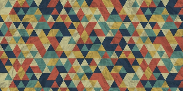 Fondo geométrico abstracto retro