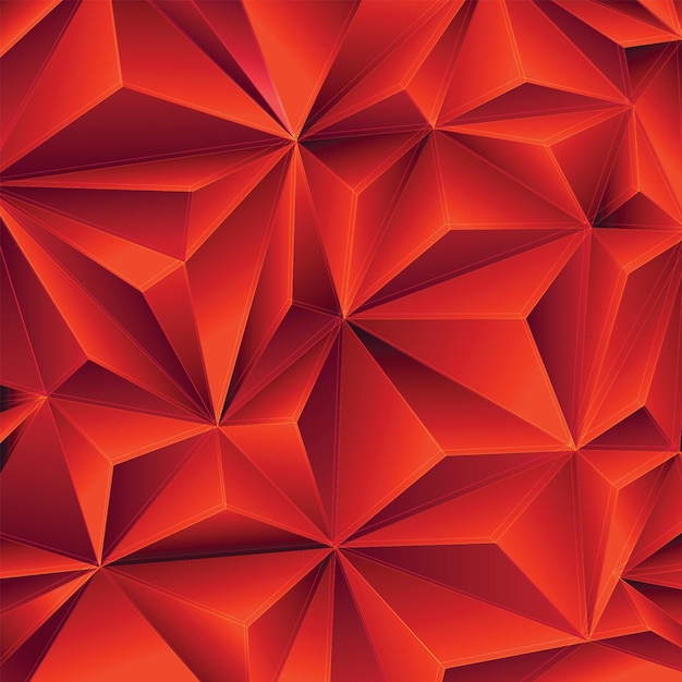 Fondo geométrico abstracto rojo
