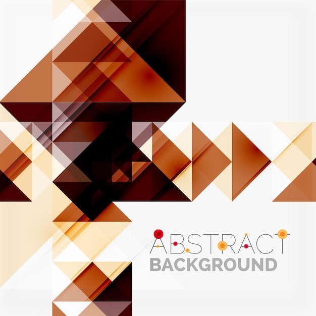 Fondo geométrico abstracto Triángulos superpuestos modernos