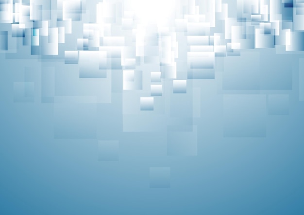 Fondo geométrico abstracto vectorial azul