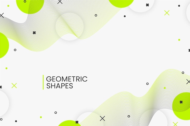 fondo geométrico ácido amarillo