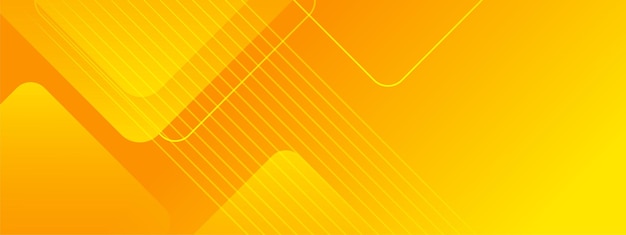 Fondo geométrico amarillo abstracto con espacio de copia