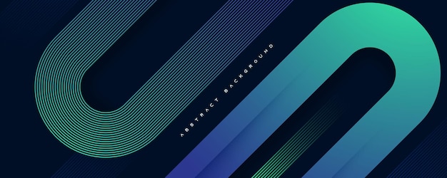 Fondo geométrico azul abstracto Vector de diseño de textura de forma moderna en diagonal