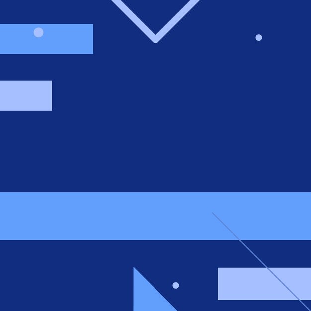 Fondo geométrico azul clásico