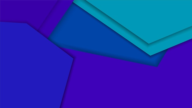 Fondo geométrico azul moderno abstracto para su diseño.