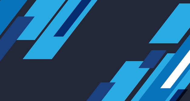 Fondo geométrico azul para la presentación de banners publicitarios de empresas y empresas