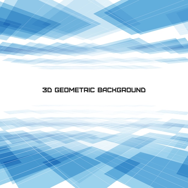 Fondo geométrico azul