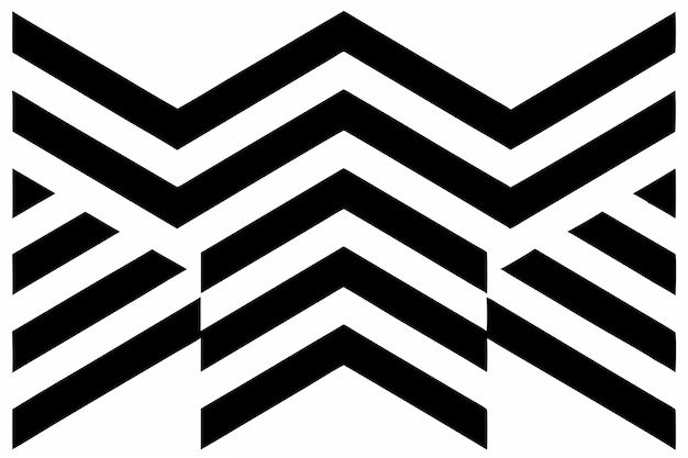 un fondo geométrico blanco y negro con un patrón blanco y negro