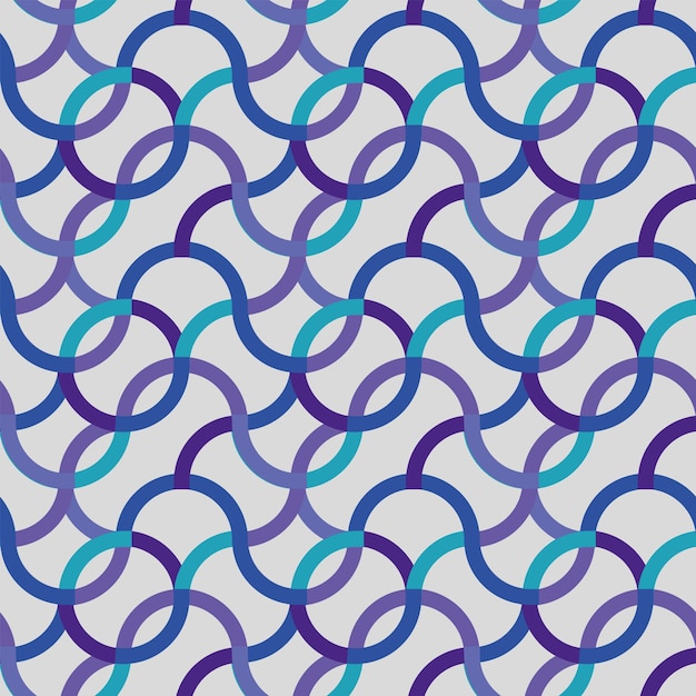 Fondo geométrico de círculo sin costuras diseño de fondo abstracto para decoración y textiles