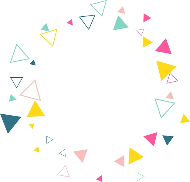 Fondo geométrico de color con triángulos Ilustración vectorial EPS 10