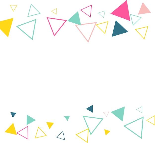Fondo geométrico de color con triángulos Ilustración vectorial EPS 10