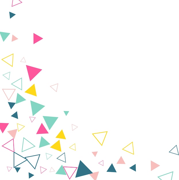 Fondo geométrico de color con triángulos Ilustración vectorial EPS 10