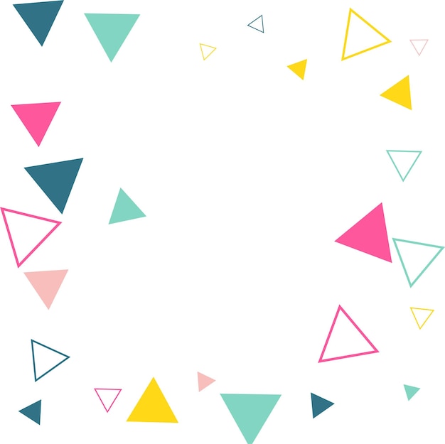 Fondo geométrico de color con triángulos Ilustración vectorial EPS 10