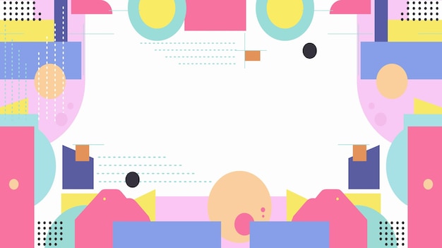 fondo geométrico con colores pastel