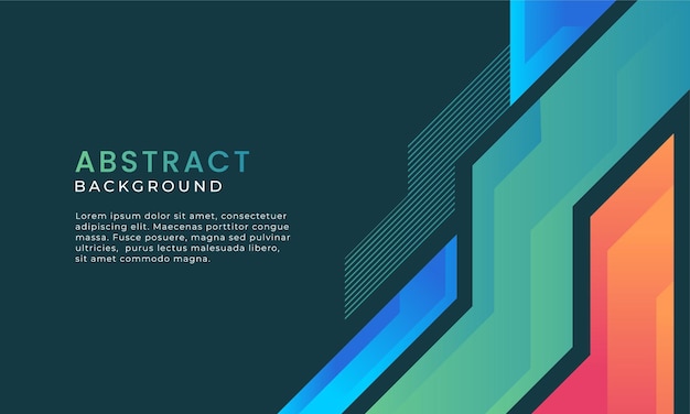 Fondo geométrico de colores
