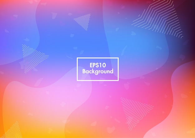 Fondo geométrico de colores