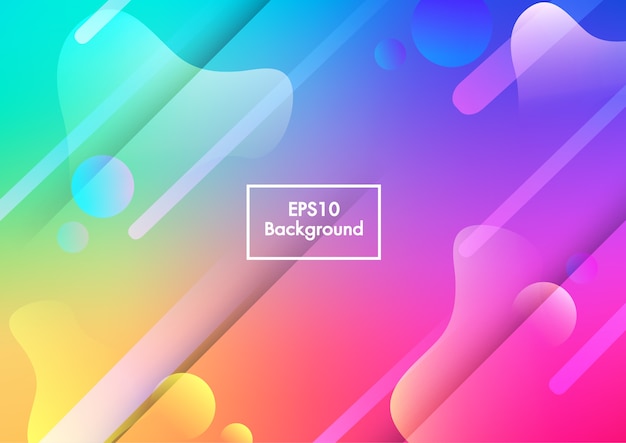 Fondo geométrico de colores