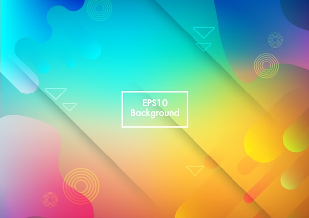 Fondo geométrico de colores