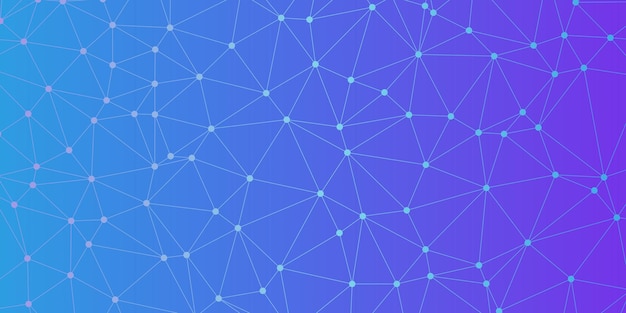 fondo geométrico colorido abstracto con patrón de forma de triángulo y molecular