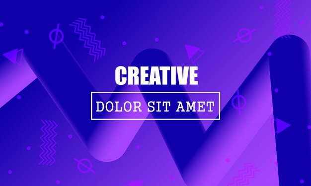 Fondo geométrico colorido. Composición de formas fluidas. diseño de cartel, flyer, vector