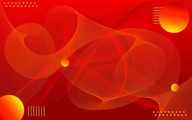 Fondo geométrico colorido El diseño del fondo es de color amarillo rojo líquido con un toque de pastel
