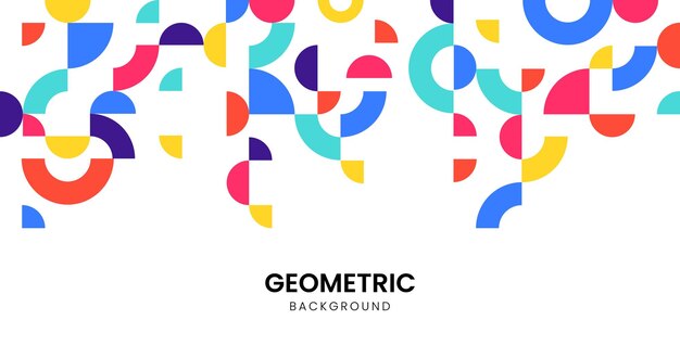Fondo geométrico colorido. Diseño de plantilla de portada mínima para web. Ingenio de fondo abstracto moderno
