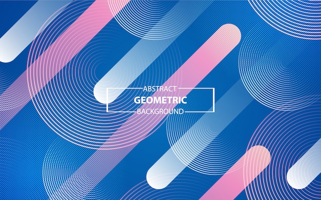 Fondo geométrico colorido de moda