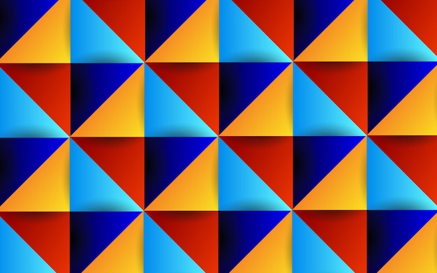 fondo geométrico colorido del modelo del triángulo del polígono
