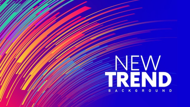 Fondo geométrico colorido Nueva tendencia Diseño de plantilla abstracto moderno Presentación corporativa