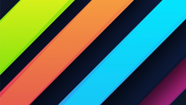 Vector fondo geométrico colorido