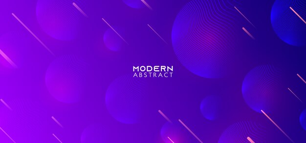 Fondo geométrico creativo con composición de formas de degradado de moda ultra violeta