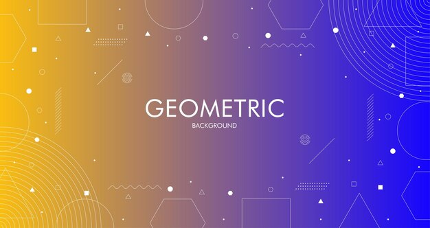 Fondo geométrico creativo Diseño con elementos gráficos para el diseño de fondo Diseño de fondo
